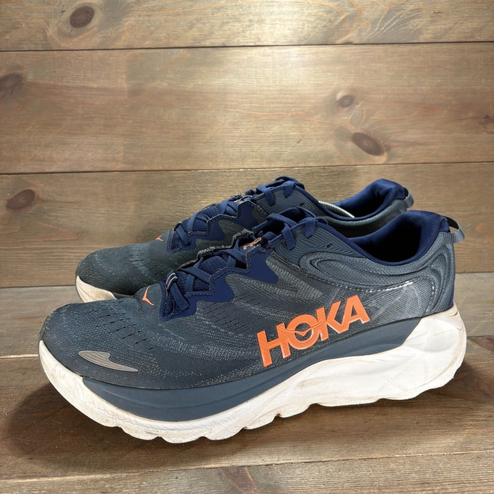 Hoka Gaviota 6 Mens size 13 shoes Blue Mesh Cushioned Running sneakers
